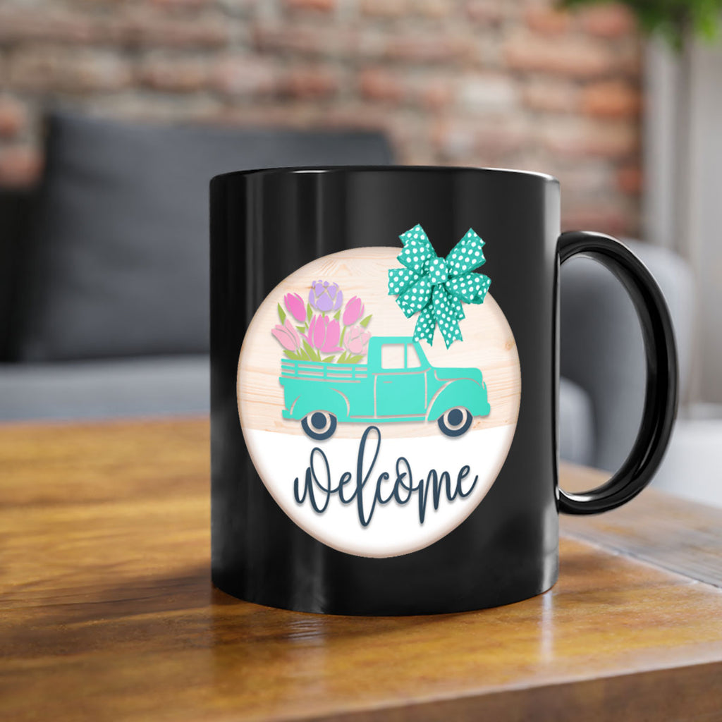 Welcome spring truck Mockup578#- spring-Mug / Coffee Cup