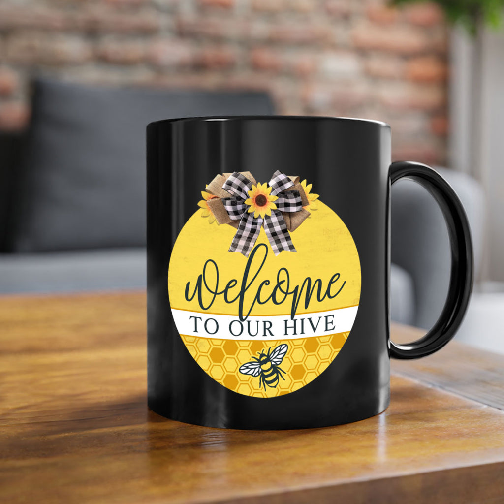 Welcome to our Hive complete yellow Mockup589#- spring-Mug / Coffee Cup