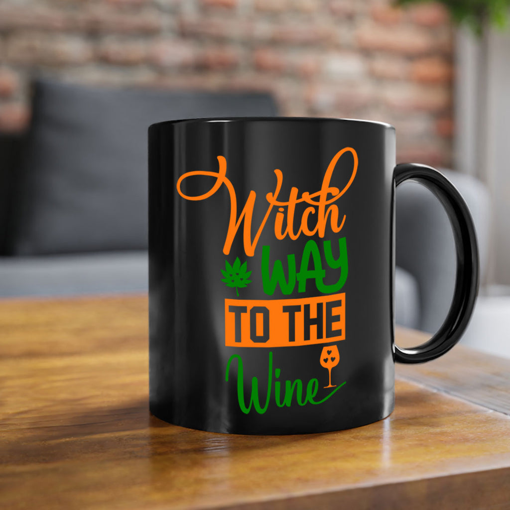 Witch Way to the Wine 650#- fall-Mug / Coffee Cup