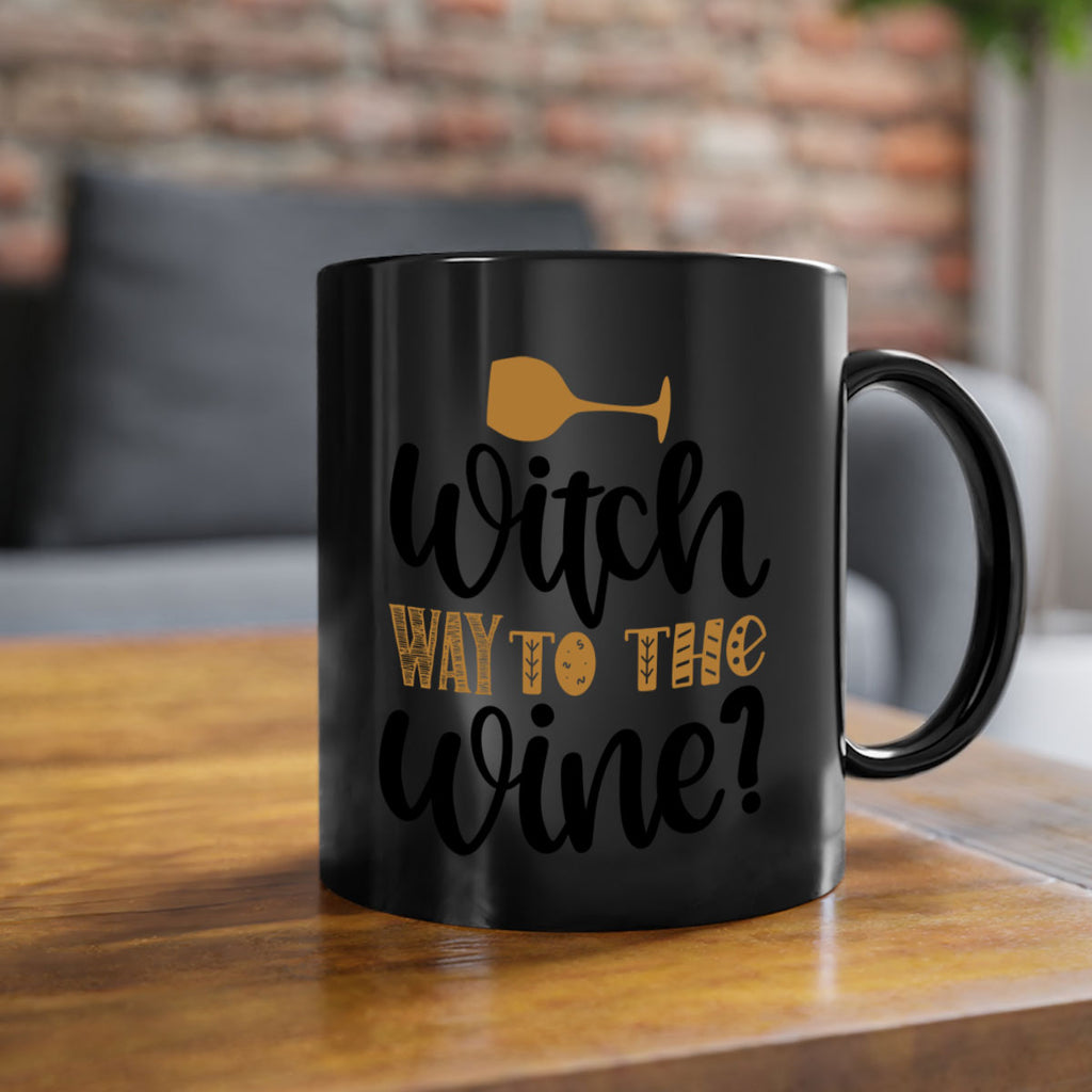 Witch Way to the Wine 651#- fall-Mug / Coffee Cup
