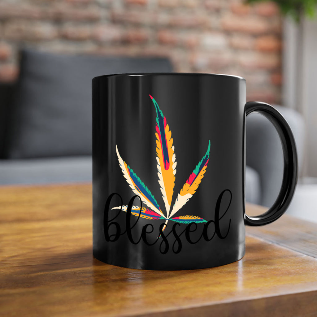 blessed colorful 19#- marijuana-Mug / Coffee Cup