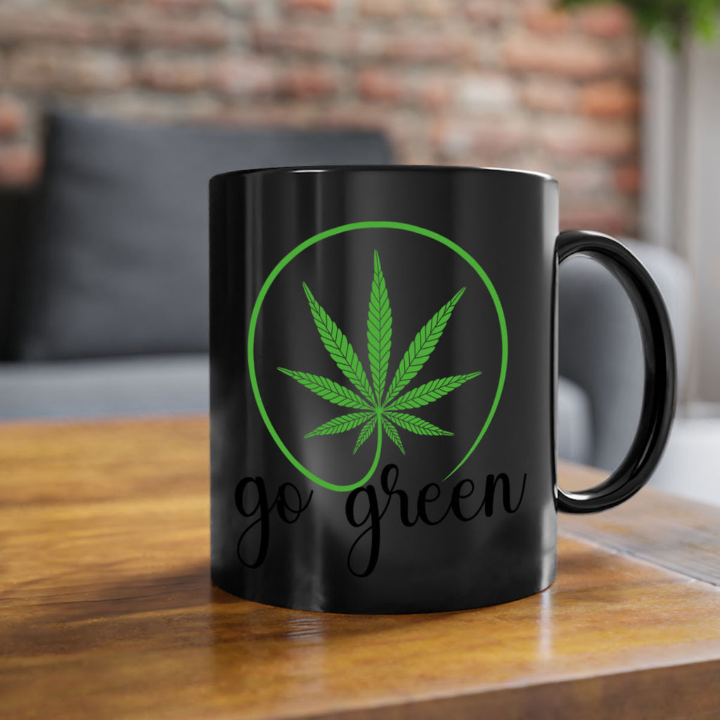 go green cannabis 92#- marijuana-Mug / Coffee Cup