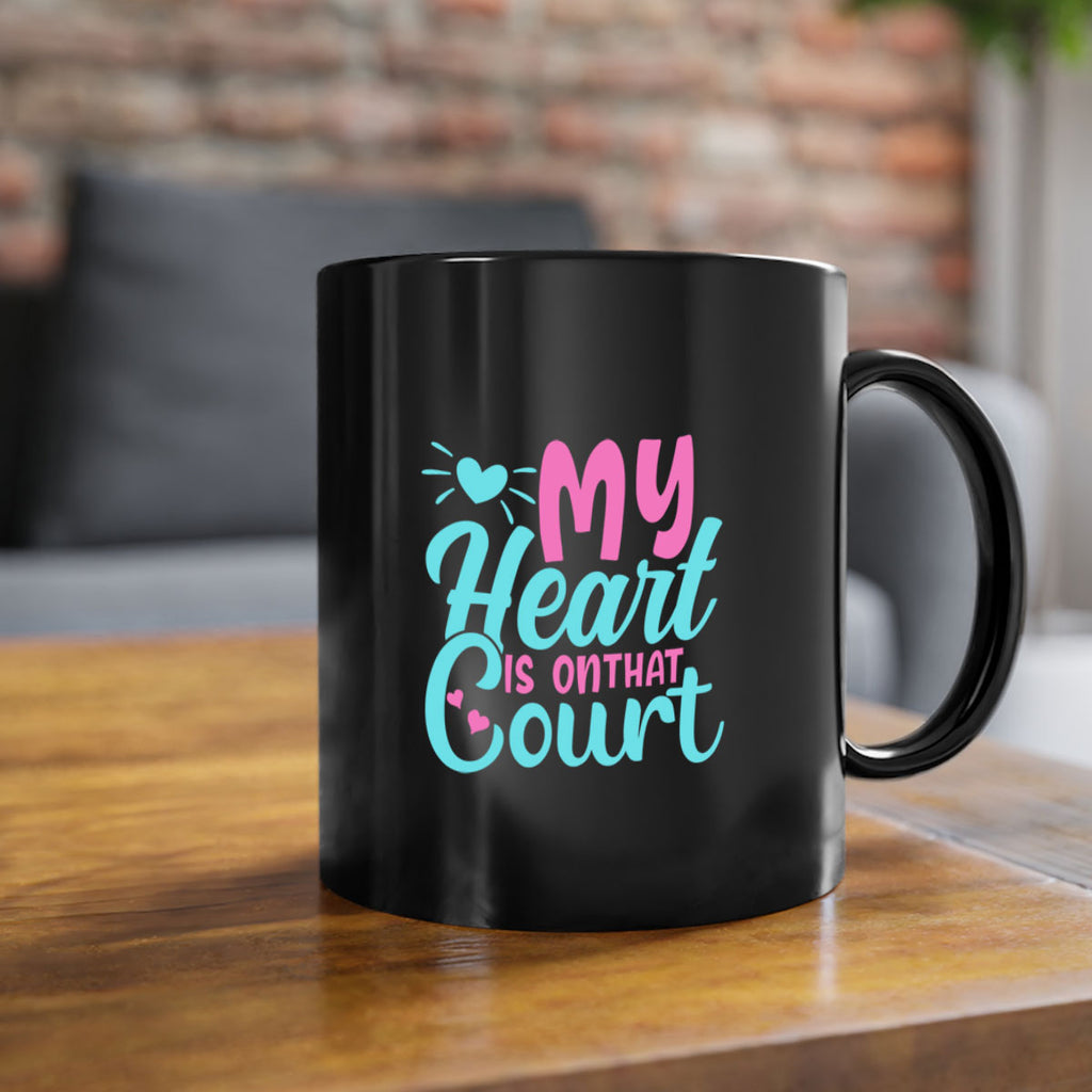 my heart is on the court 1988#- basketball-Mug / Coffee Cup