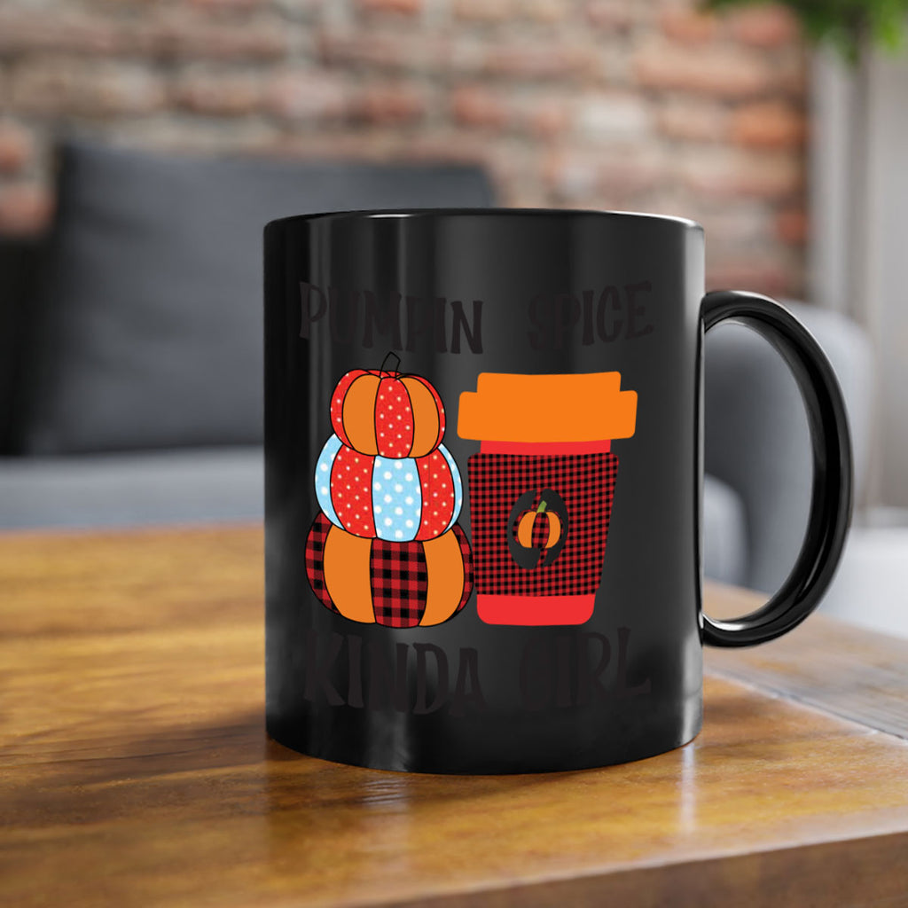 pumpkin spice kinda girl 551#- fall-Mug / Coffee Cup