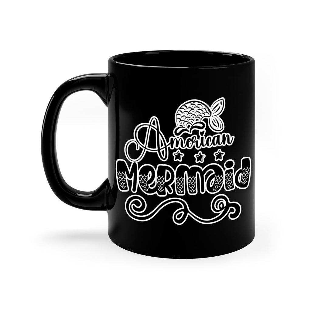 American Mermaid 15#- mermaid-Mug / Coffee Cup