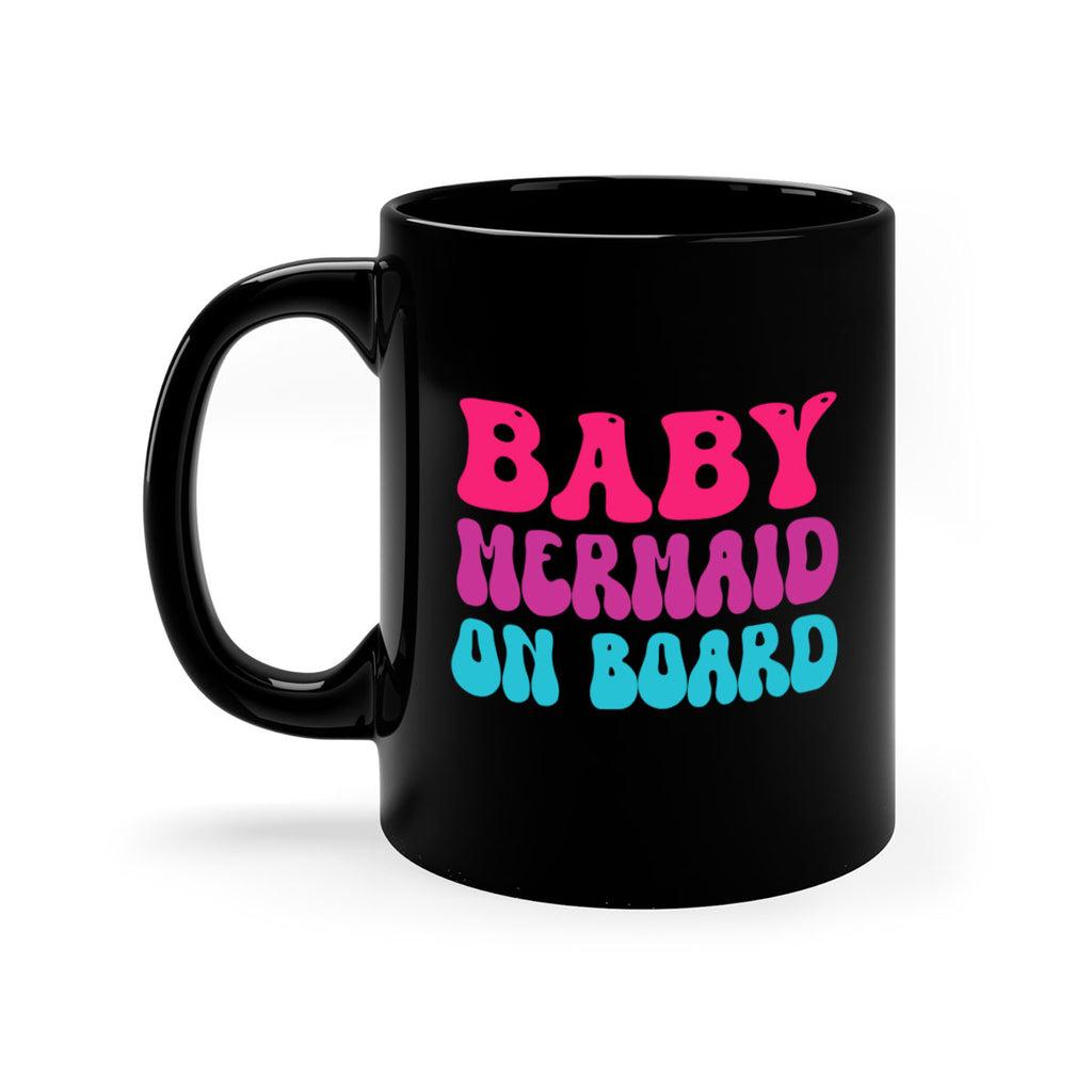 Baby Mermaid On Board 19#- mermaid-Mug / Coffee Cup