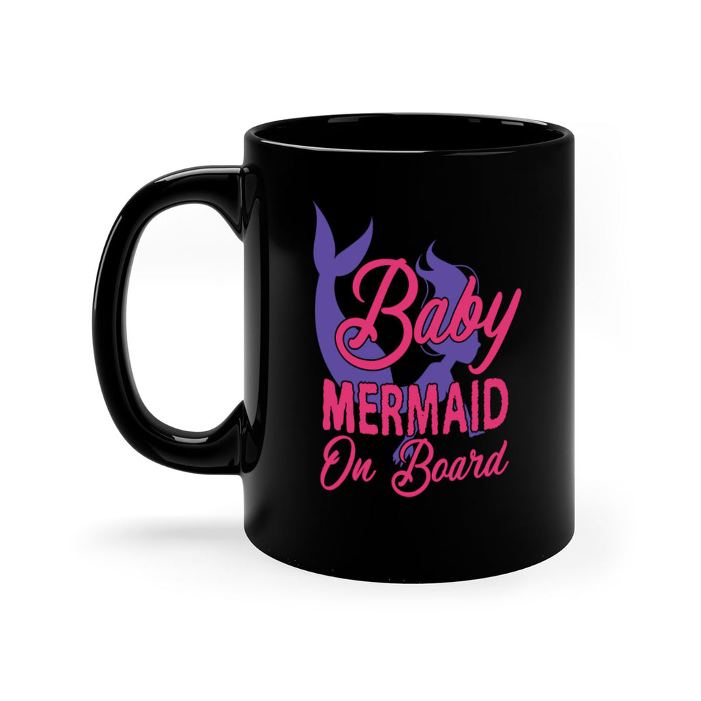 Baby Mermaid On Board 24#- mermaid-Mug / Coffee Cup