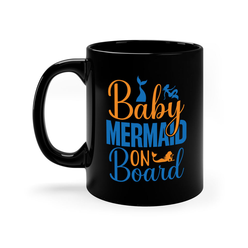 Baby Mermaid on Board 28#- mermaid-Mug / Coffee Cup