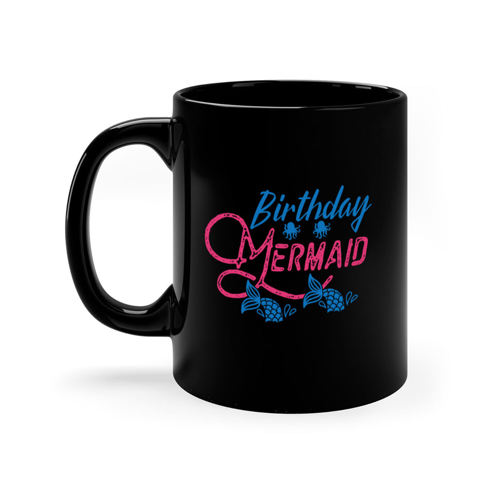 Birthday Mermaid 71#- mermaid-Mug / Coffee Cup