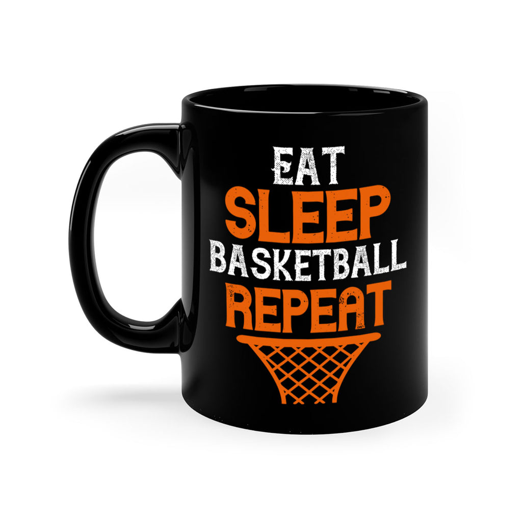 Eat more sleep basketball repeat 1321#- basketball-Mug / Coffee Cup