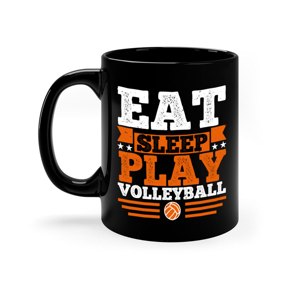 Eat sleep play volleyball 2340#- basketball-Mug / Coffee Cup