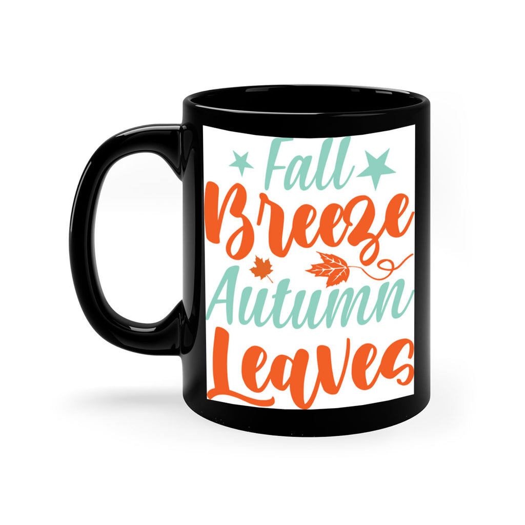 FallBreezeAutumnLeaves 147#- fall-Mug / Coffee Cup