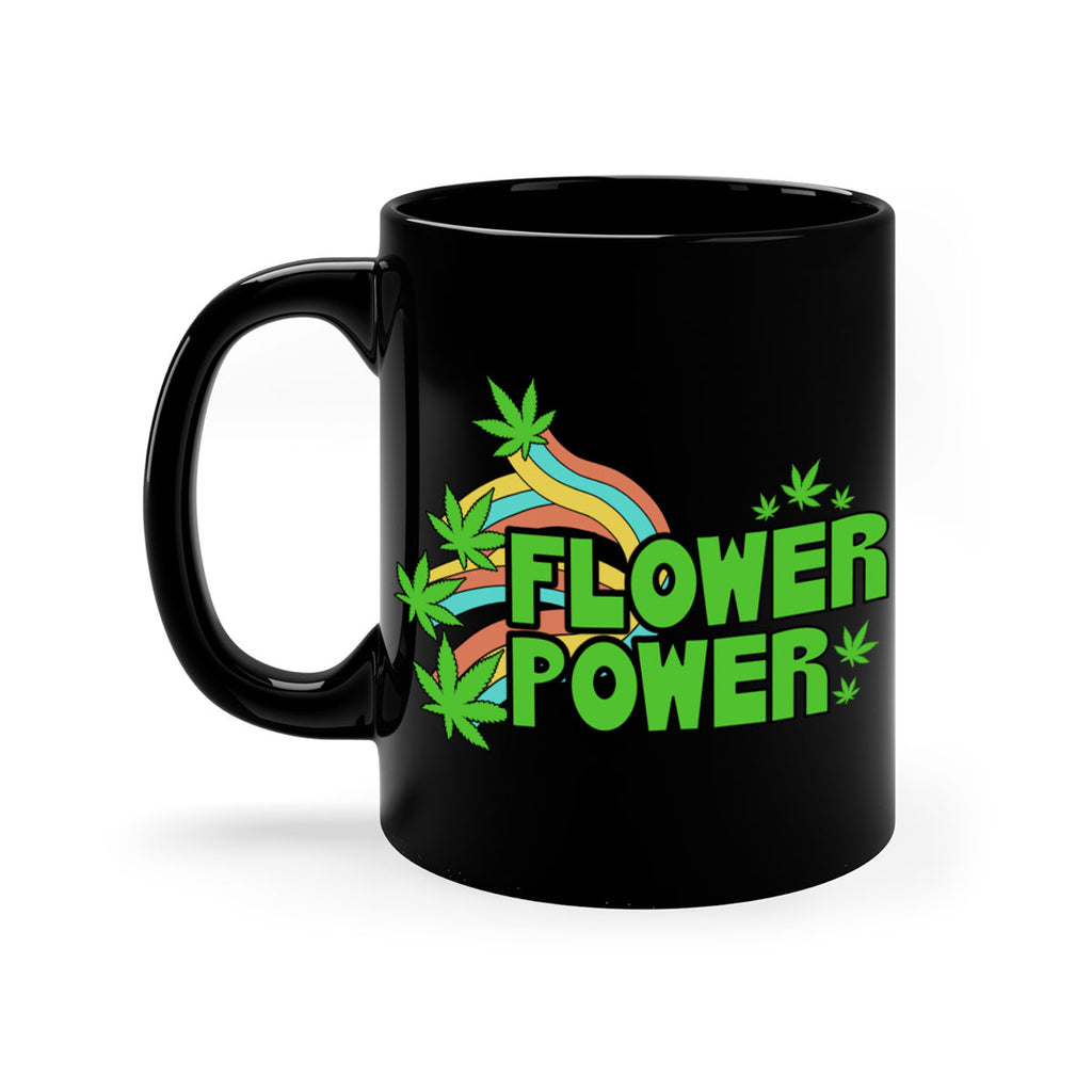 Flower Power Cannabis leaf 86#- marijuana-Mug / Coffee Cup