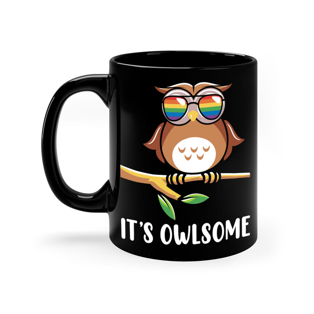 Funny Owl Gift Im Owlsome A TurtleRabbit 7#- owl-Mug / Coffee Cup