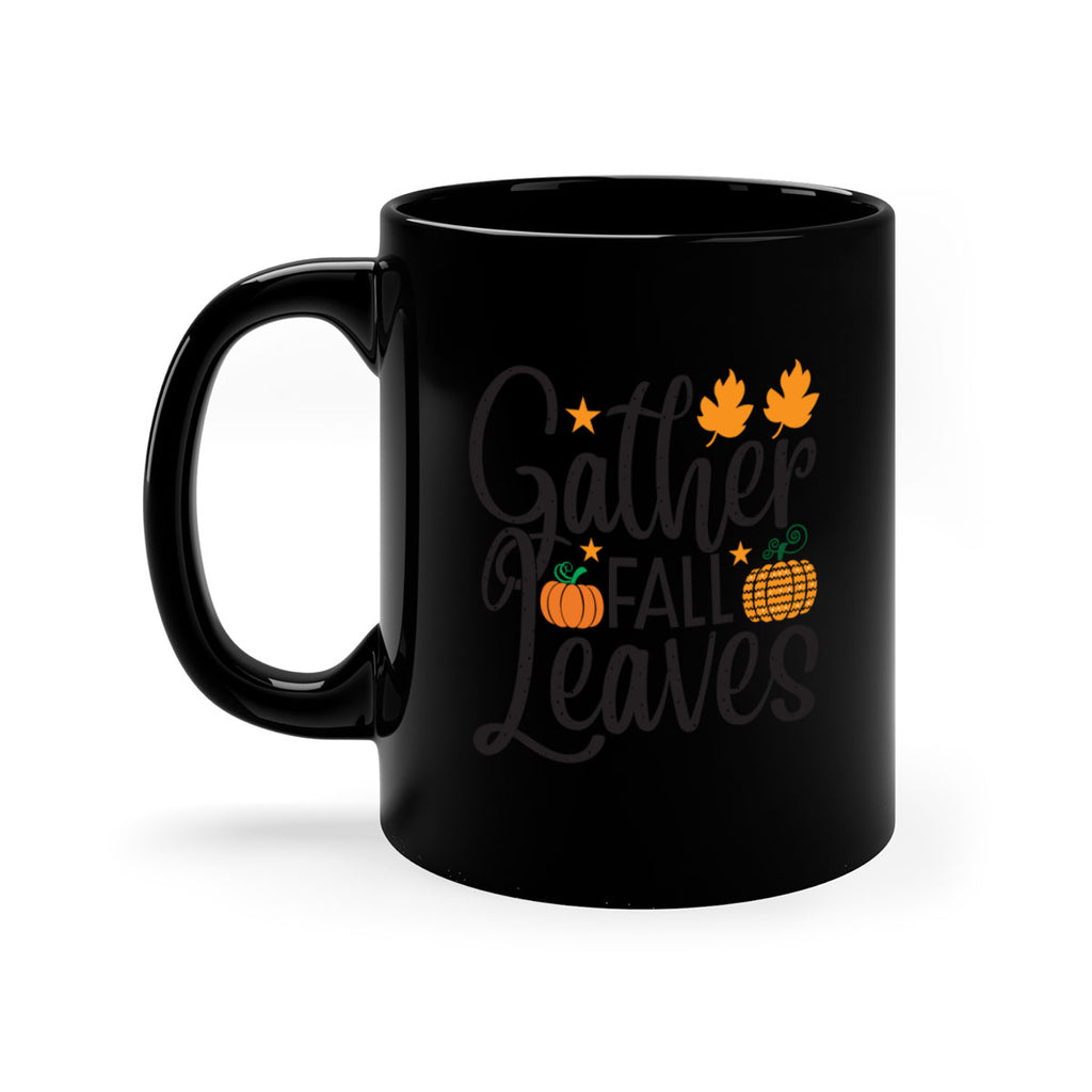 Gatherfallleaves 189#- fall-Mug / Coffee Cup