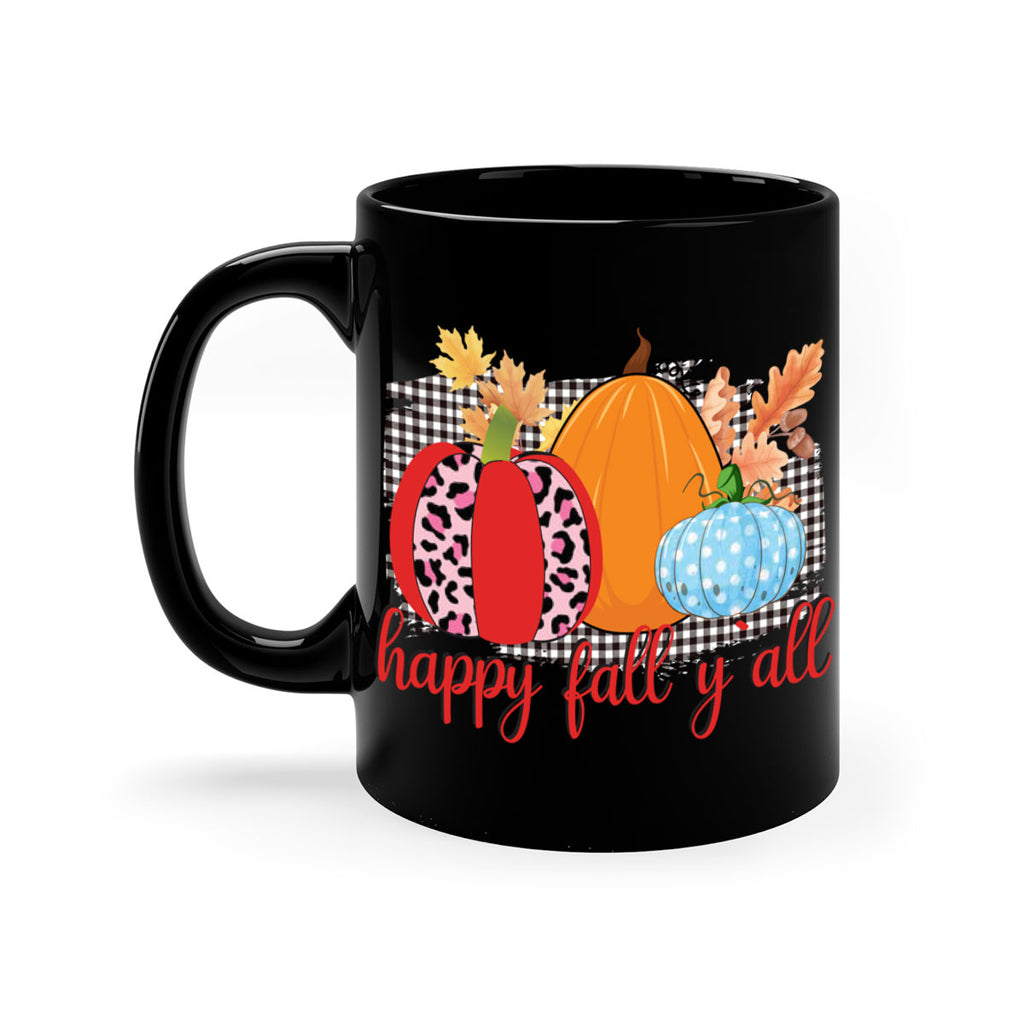 Happy Fall Yall Leopard 229#- fall-Mug / Coffee Cup