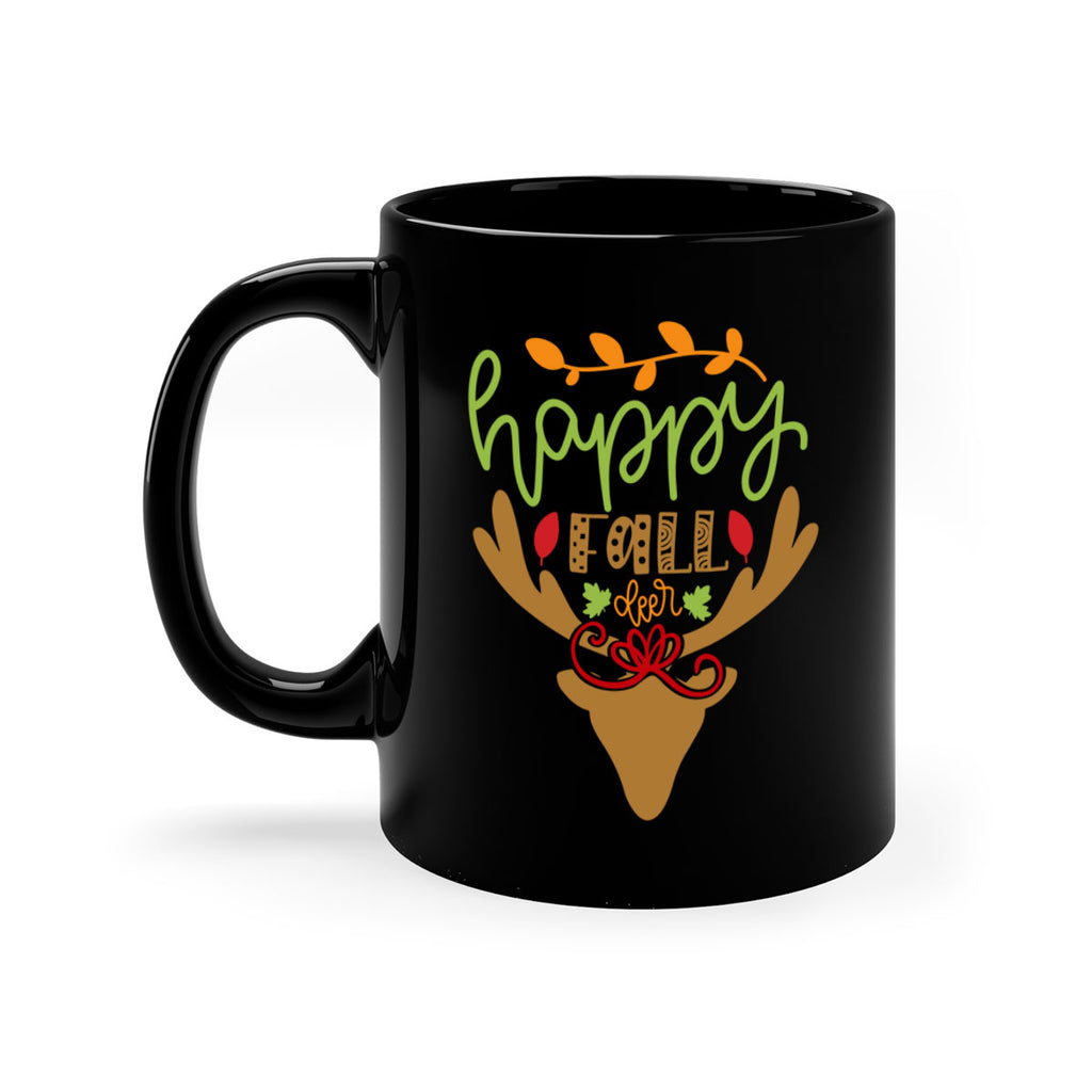Happy Fall deer 219#- fall-Mug / Coffee Cup