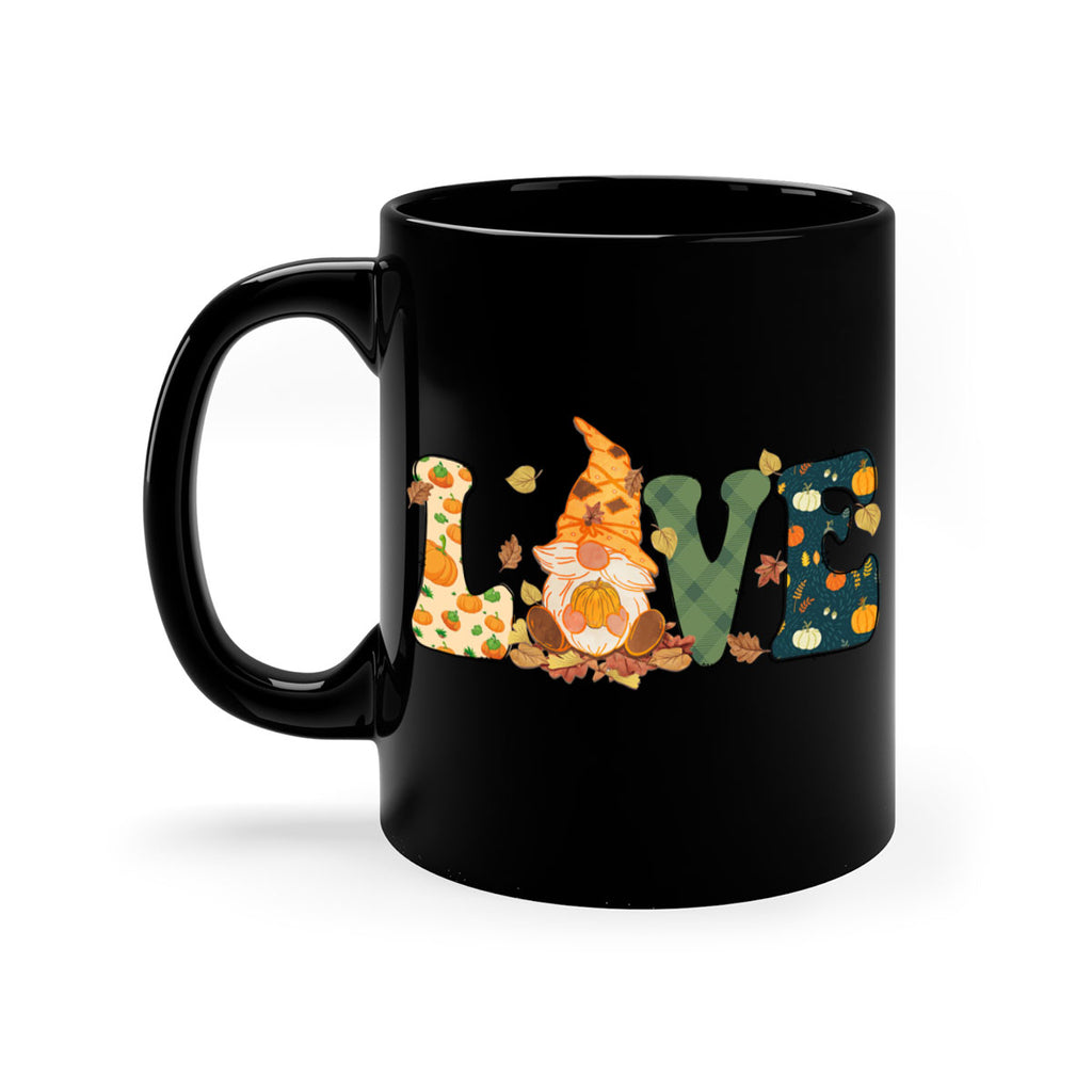 LOVEFallAutumnGnome 415#- fall-Mug / Coffee Cup