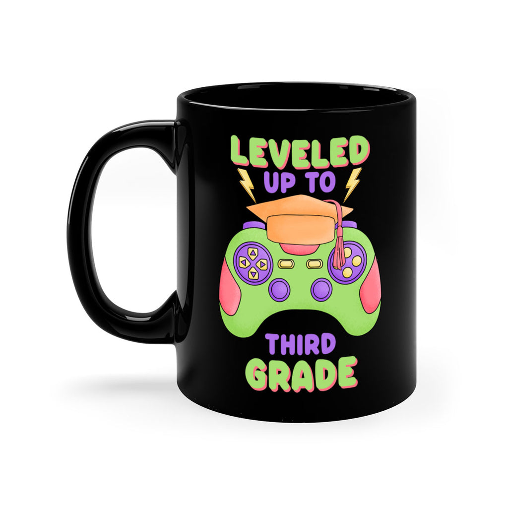 Leveled up to 3rd Grade 15#- Third Grade-Mug / Coffee Cup