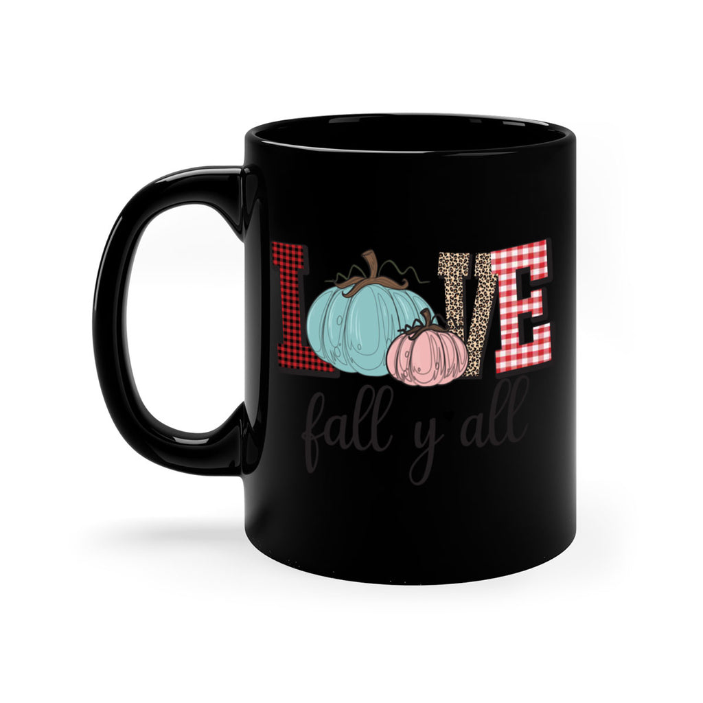 Love Fall Yall 409#- fall-Mug / Coffee Cup