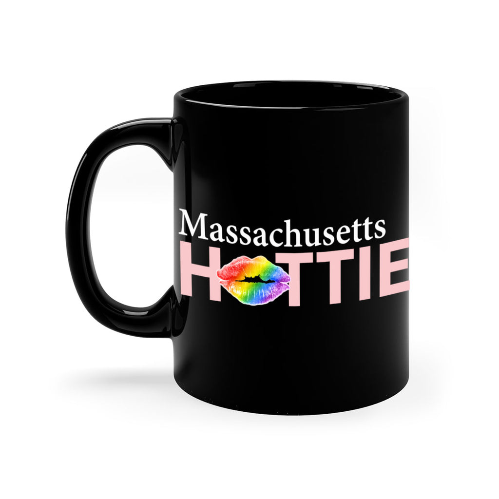 Massachusetts Hottie with rainbow lips 72#- Hottie Collection-Mug / Coffee Cup