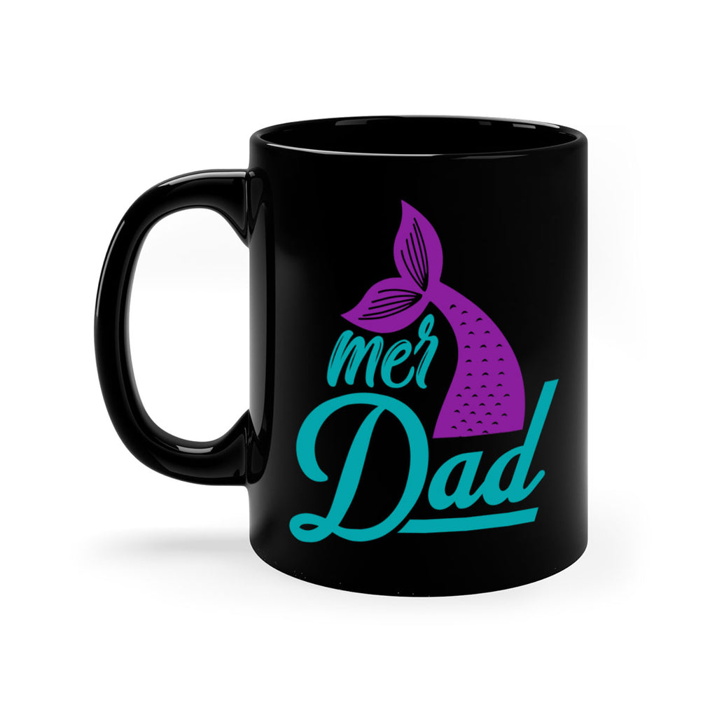 Mer Dad 325#- mermaid-Mug / Coffee Cup