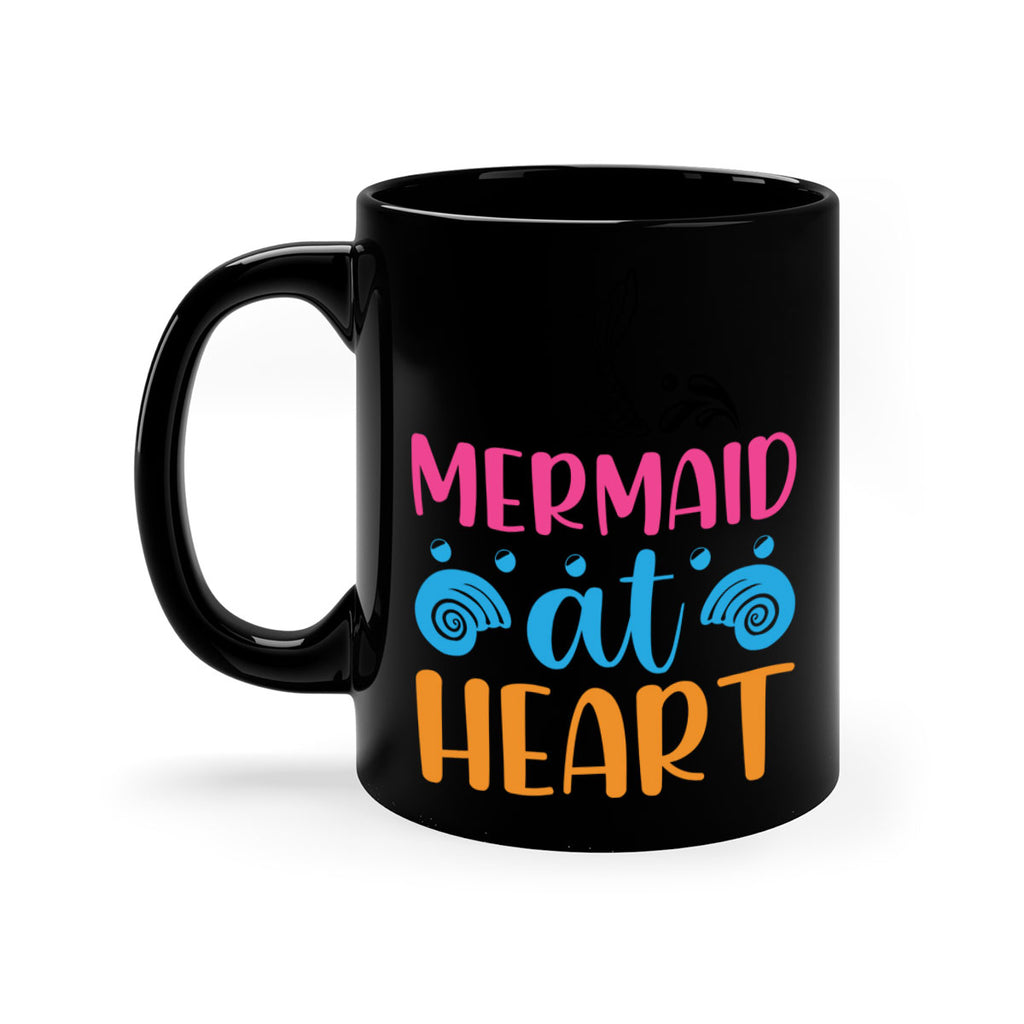 Mermaid at heart Design 396#- mermaid-Mug / Coffee Cup