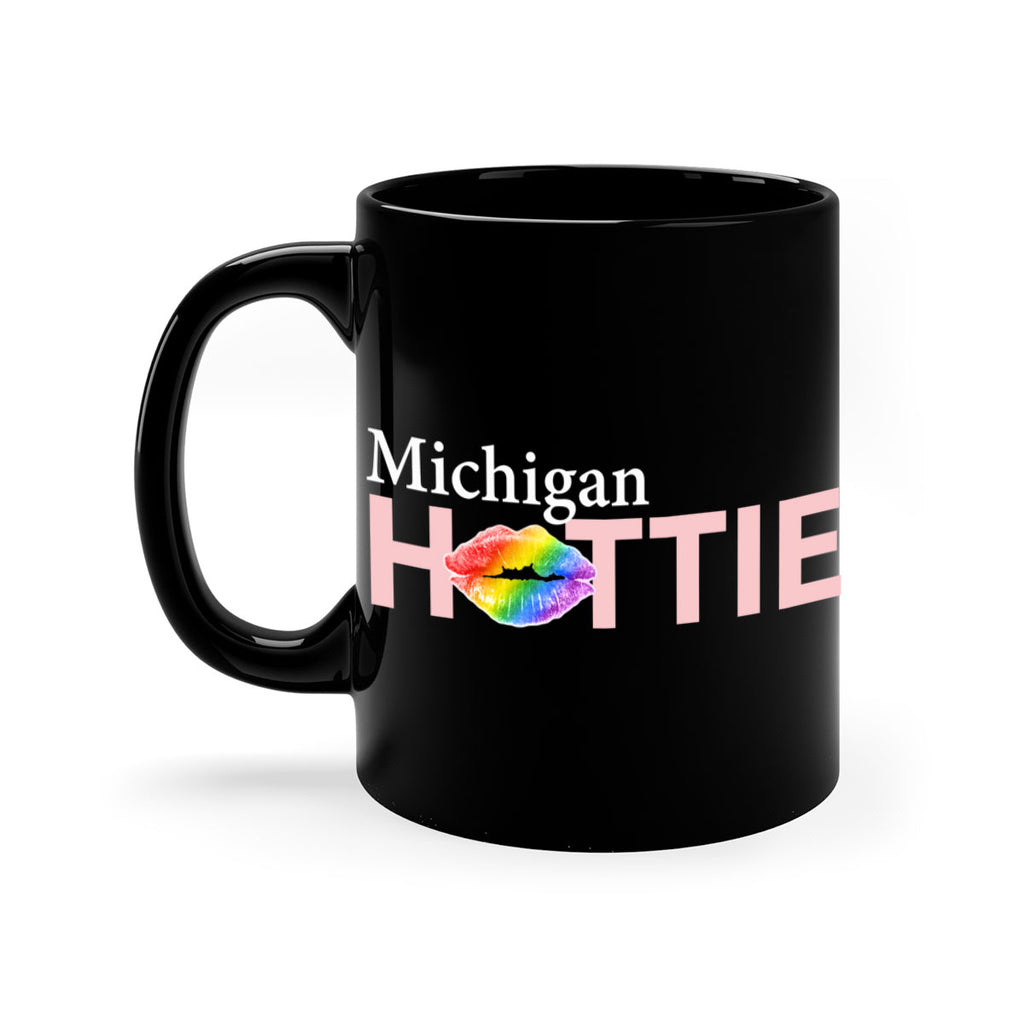 Michigan Hottie with rainbow lips 73#- Hottie Collection-Mug / Coffee Cup