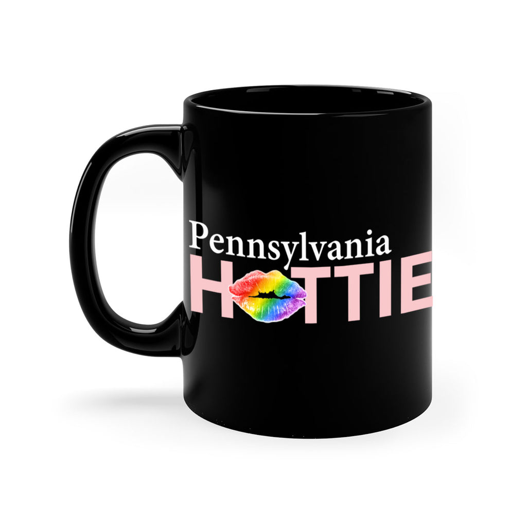 Pennsylvania Hottie with rainbow lips 89#- Hottie Collection-Mug / Coffee Cup