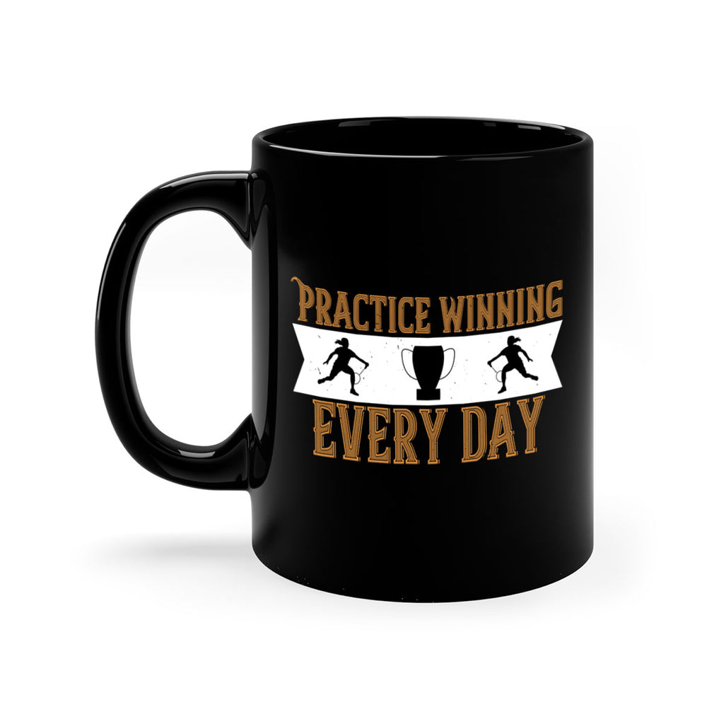Practice winning every day 1922#- badminton-Mug / Coffee Cup