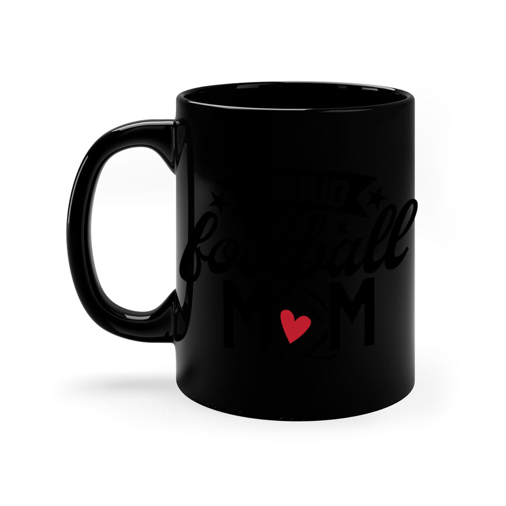 Proud football mom 563#- football-Mug / Coffee Cup