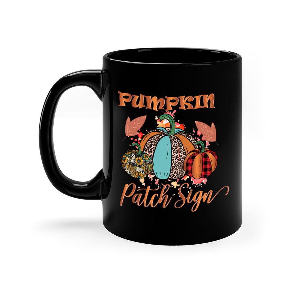 Pumpkin Patch Sign 530#- fall-Mug / Coffee Cup