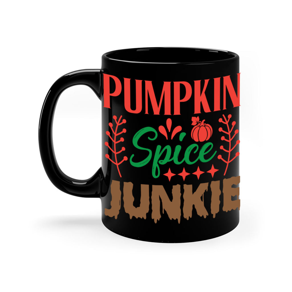 Pumpkin Spice Junkie 547#- fall-Mug / Coffee Cup