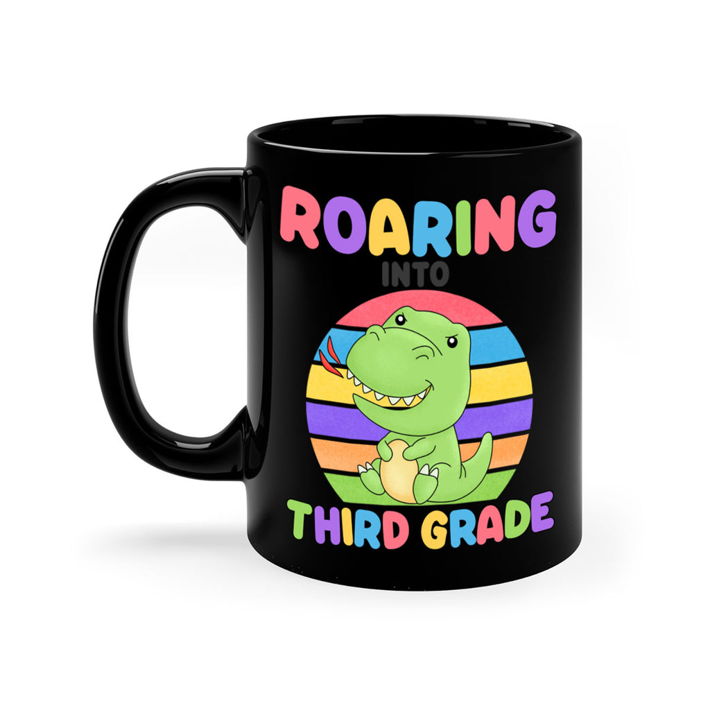 Roaring to 3rd Grade Trex 23#- Third Grade-Mug / Coffee Cup