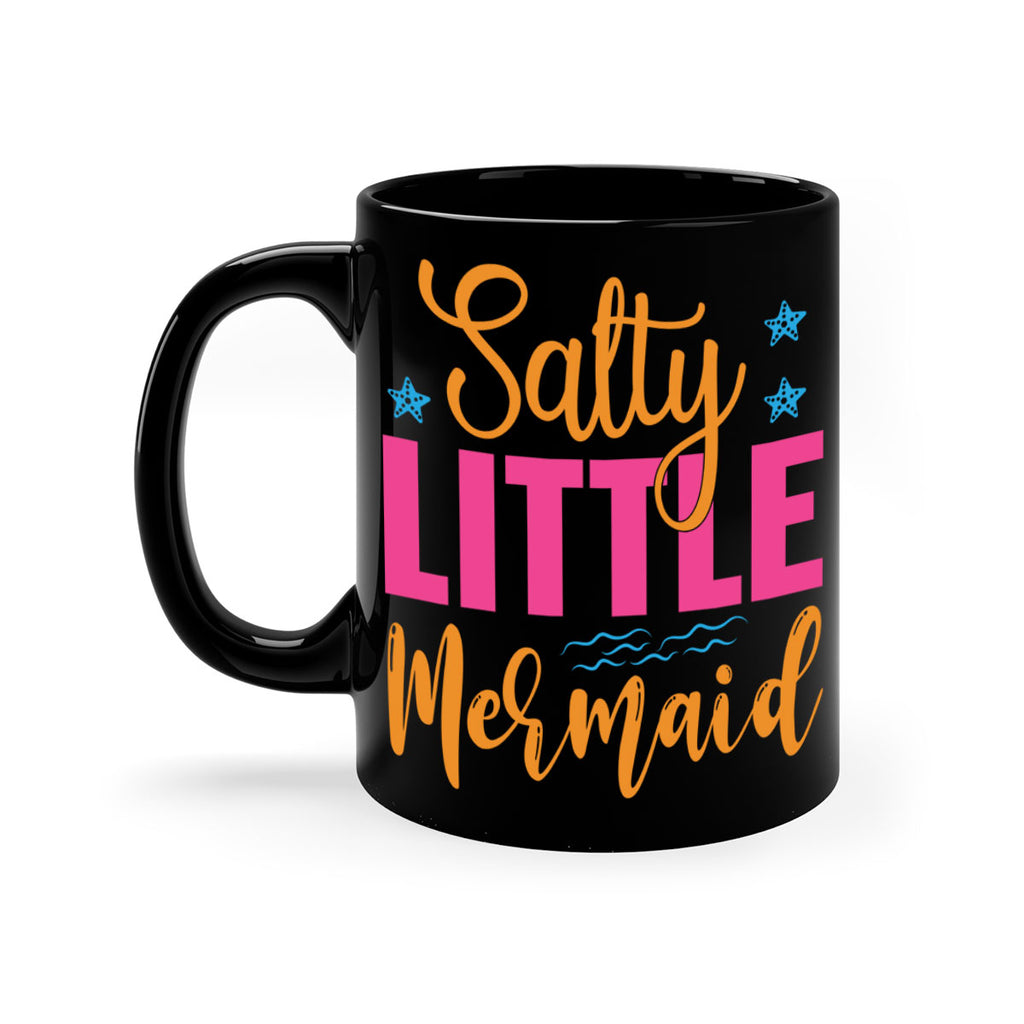 Salty Little Mermaid Design 574#- mermaid-Mug / Coffee Cup