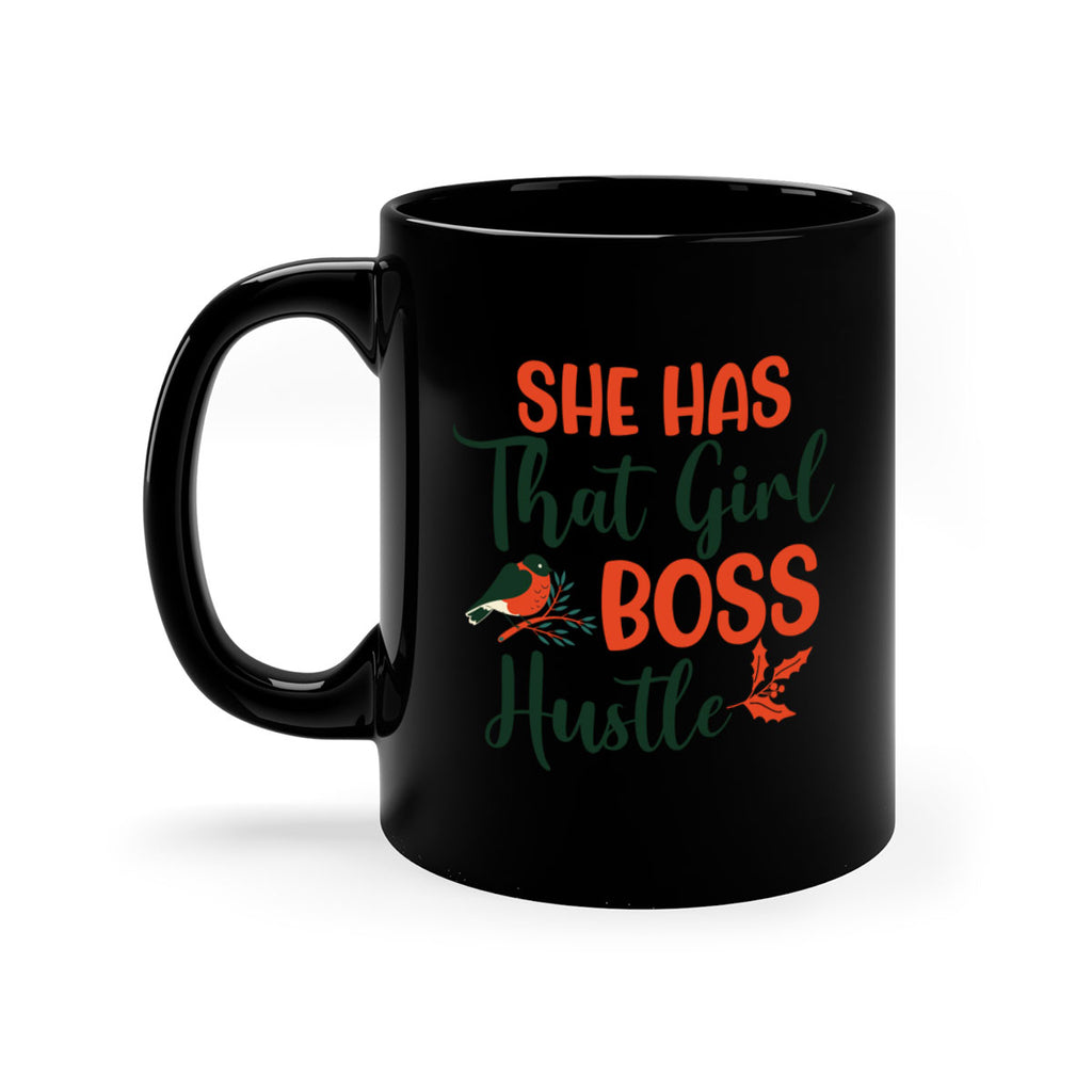 She Has That Girl Boss Hustle 363#- winter-Mug / Coffee Cup