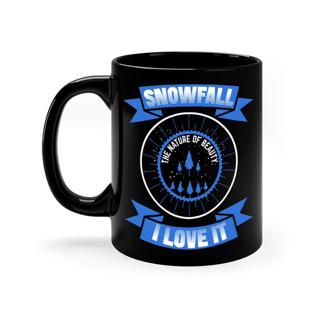 Snowfall Winter 373#- winter-Mug / Coffee Cup