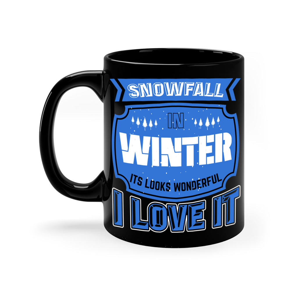 Snowfall in Winter 372#- winter-Mug / Coffee Cup