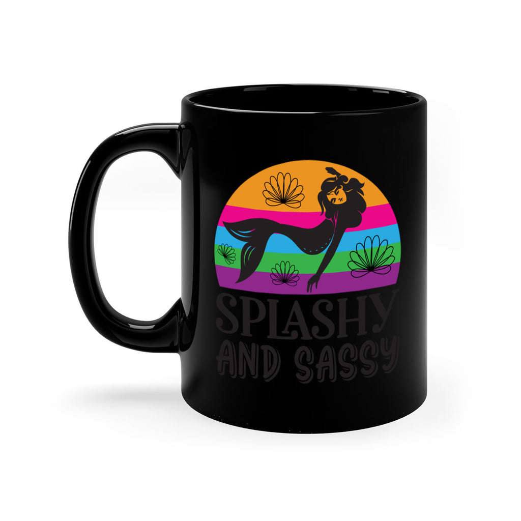 Splashy and sassy 623#- mermaid-Mug / Coffee Cup