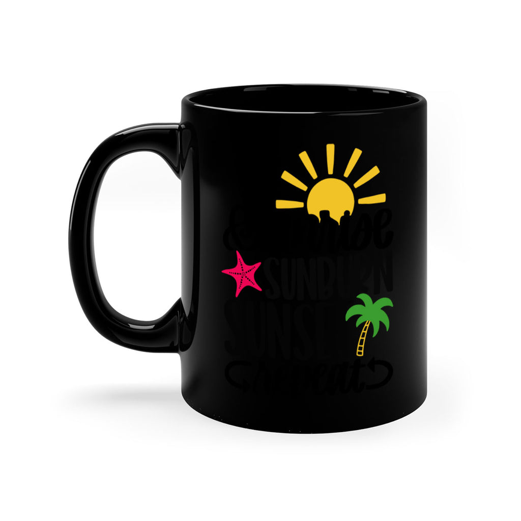 Sunrise Sunburn Sunset Repeat Style 16#- Summer-Mug / Coffee Cup