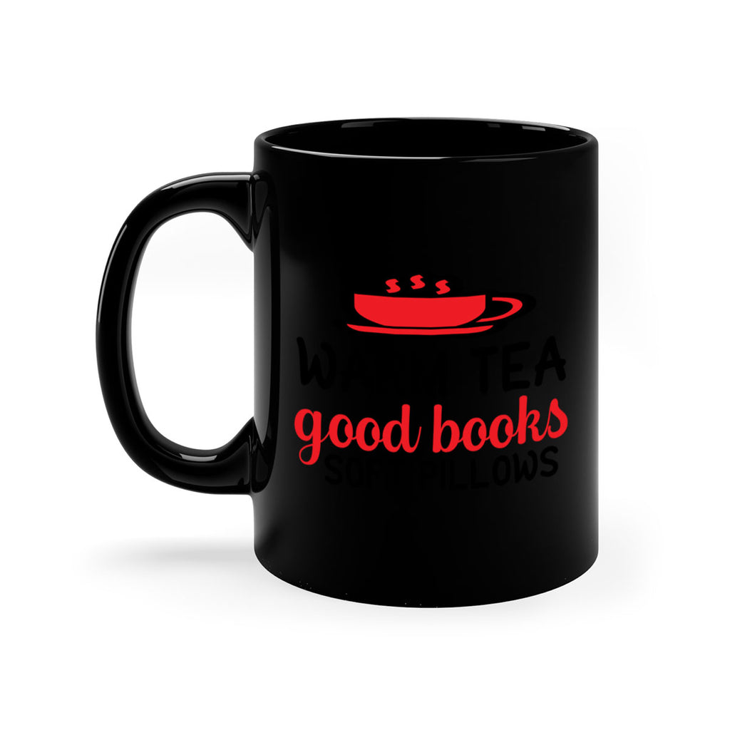 Warm tea good books soft pillows 448#- winter-Mug / Coffee Cup