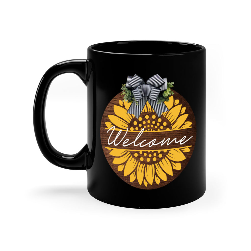 Welcome Sunflower Mockup584#- spring-Mug / Coffee Cup