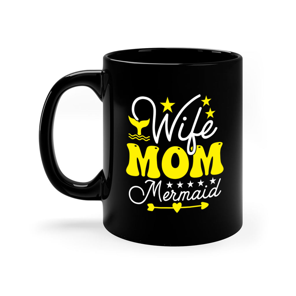 Wife Mom Mermaid 669#- mermaid-Mug / Coffee Cup