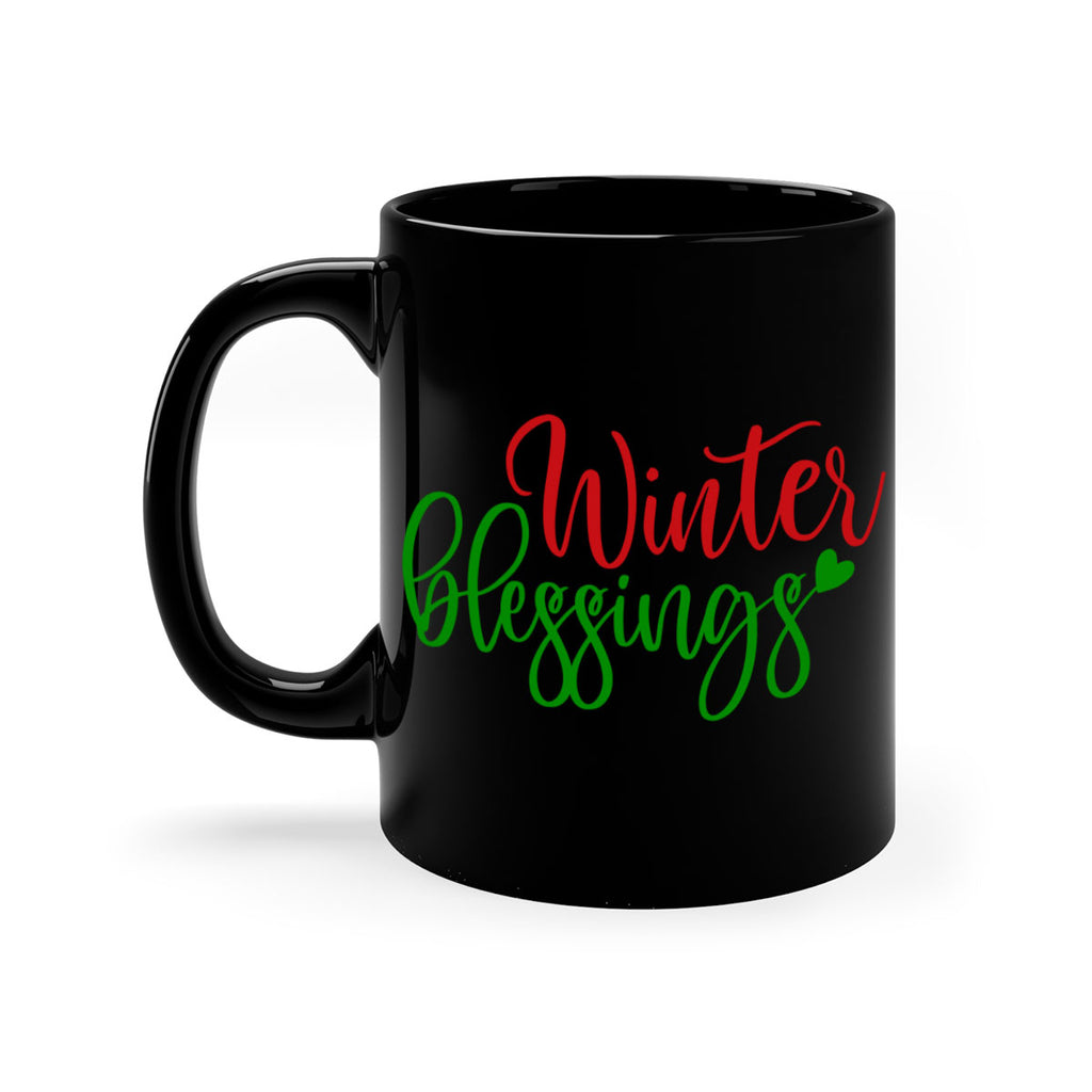 Winter Blessings 492#- winter-Mug / Coffee Cup