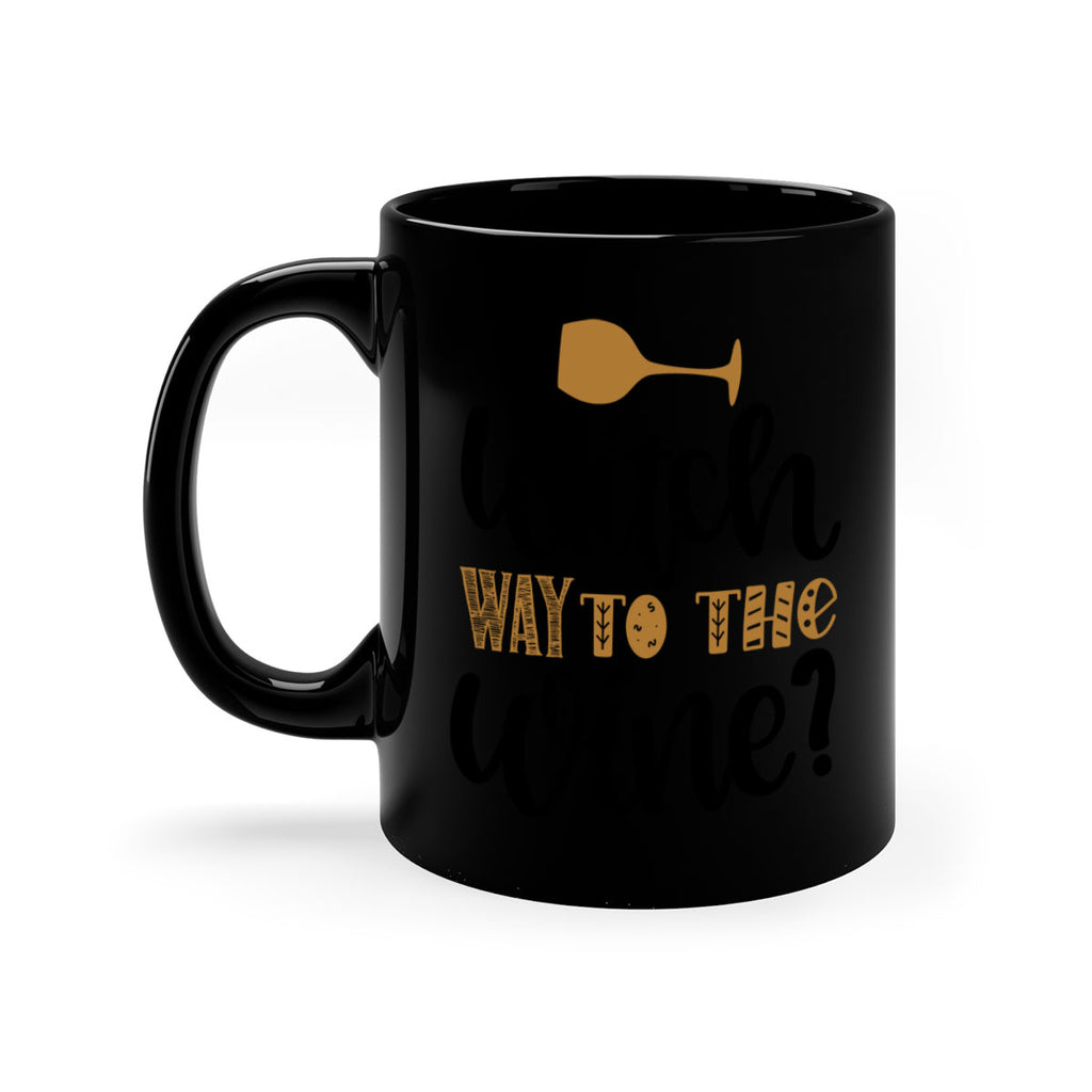 Witch Way to the Wine 651#- fall-Mug / Coffee Cup