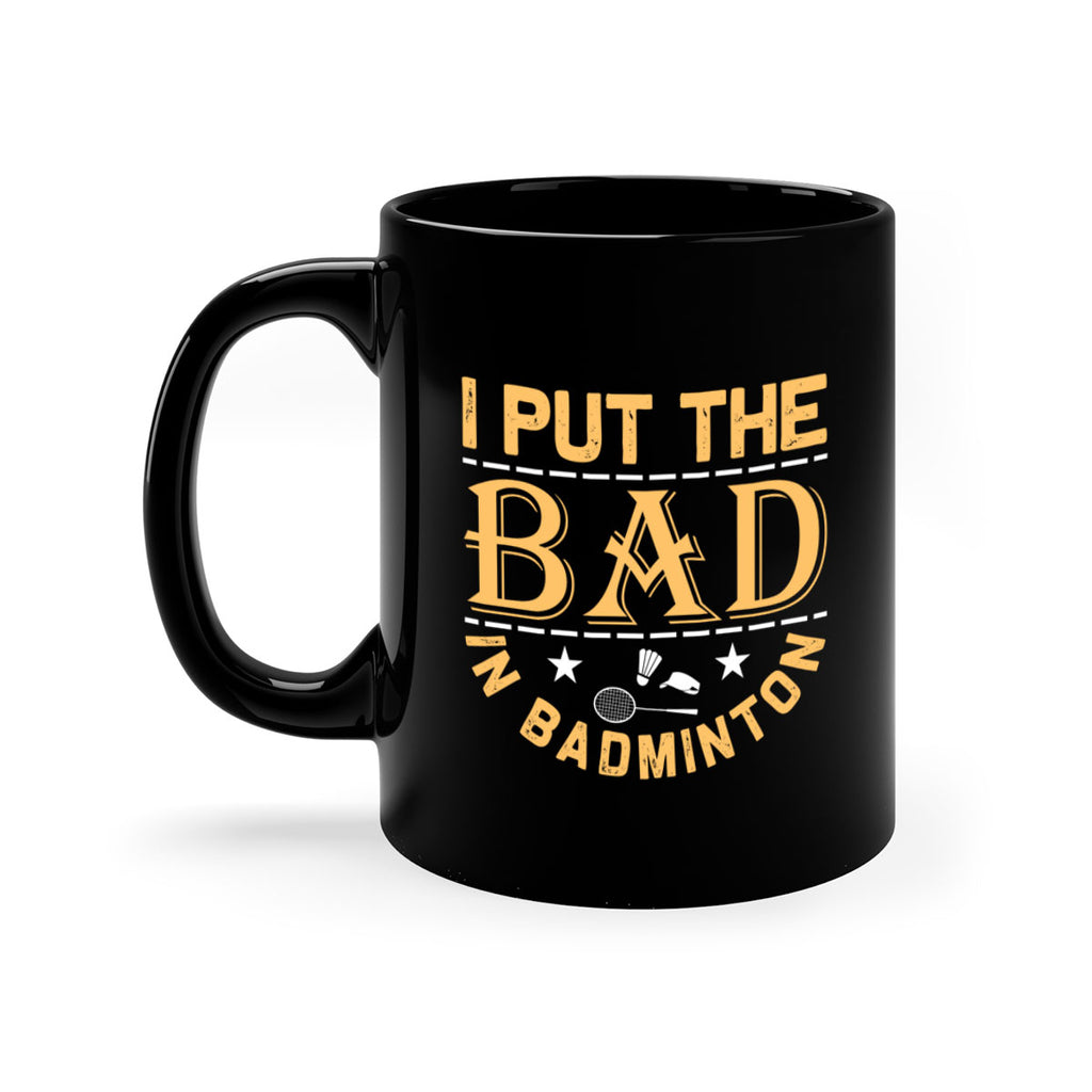 i 1056#- badminton-Mug / Coffee Cup