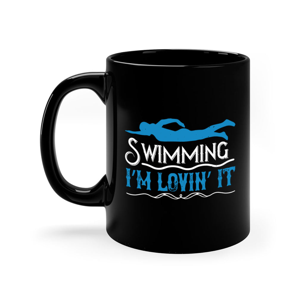 swimming I’m lovin’ it 376#- swimming-Mug / Coffee Cup