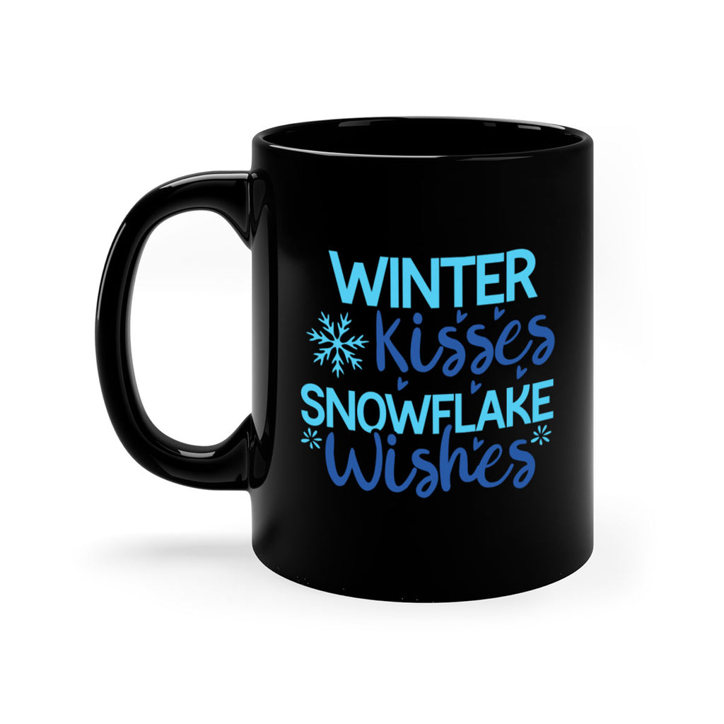 winter kisses snowflake wishes 519#- winter-Mug / Coffee Cup