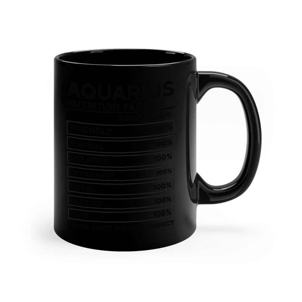 Aquarius Nutrition Facts 67#- zodiac-Mug / Coffee Cup