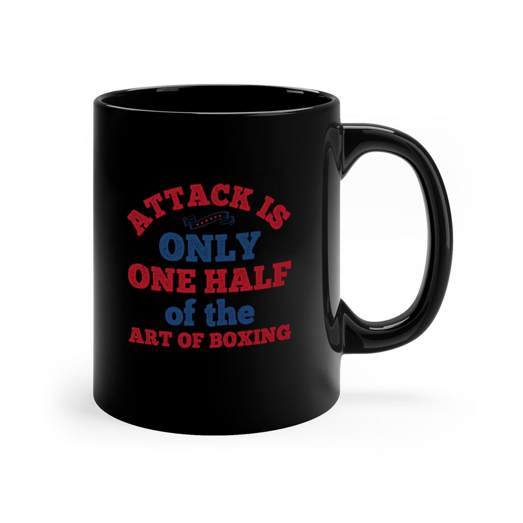 Attack is only one half of the art of boxing 1845#- boxing-Mug / Coffee Cup